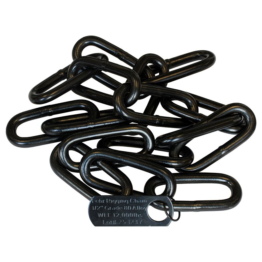 Grade 80 Alloy Deck Chain - 1/2 in