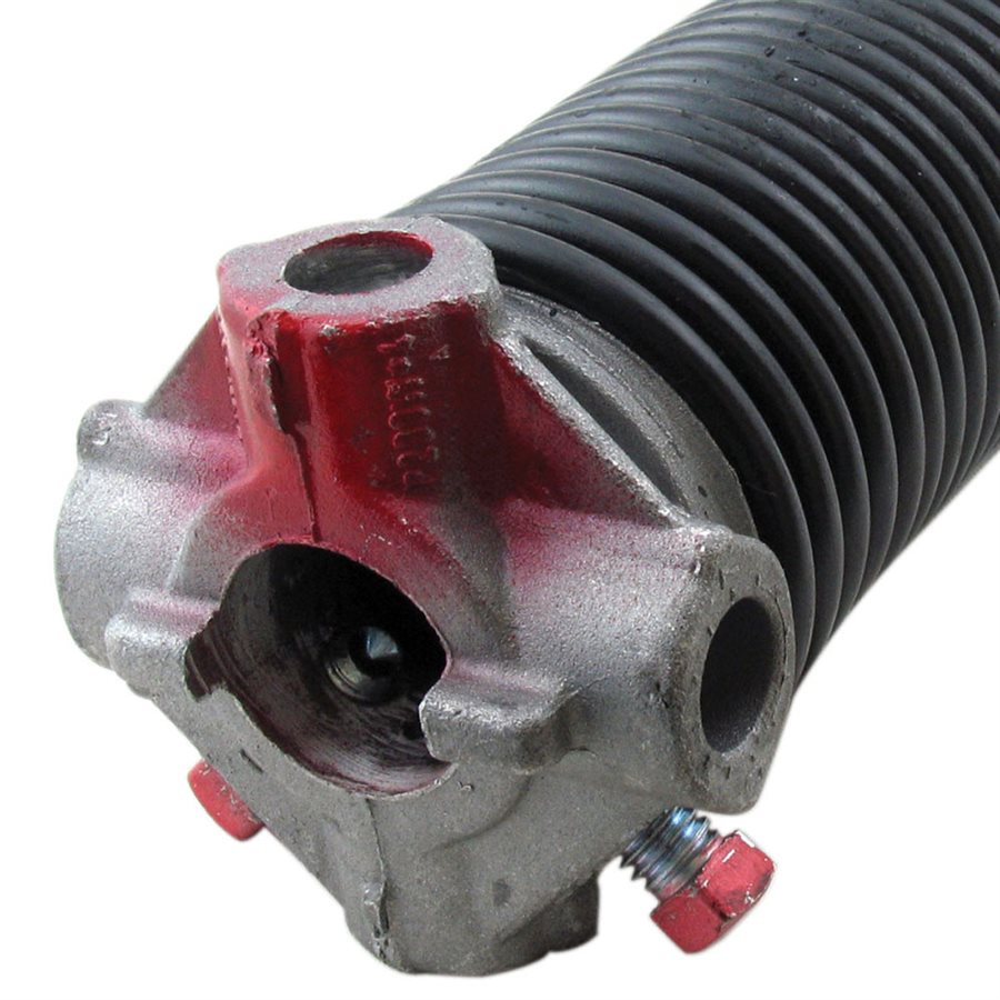 0.225 in Wire Size Pre-Cut Garage Door Torsion Springs – 2 in ID - Red