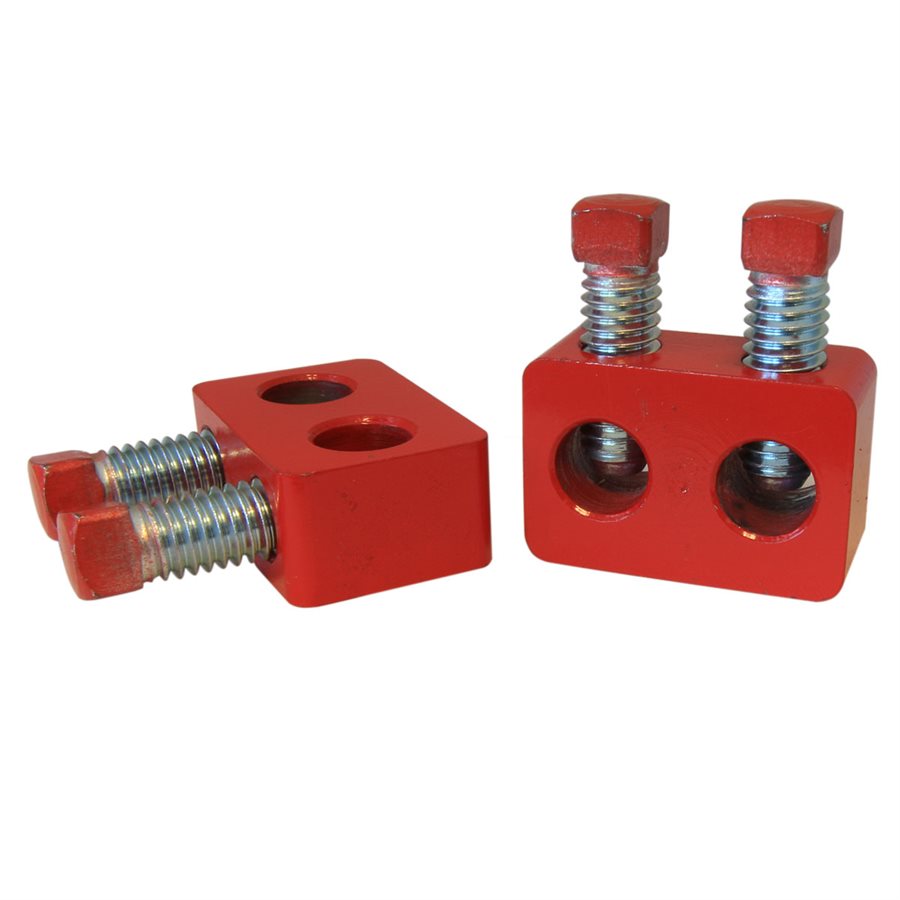 Red Torsion Spring Temporary Repair Block For .375 in - .4305 in Wire